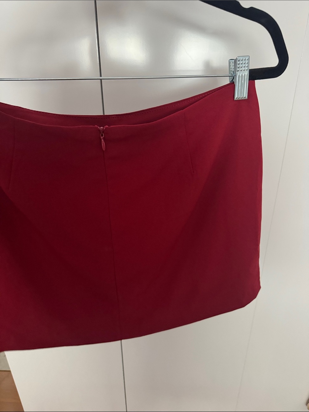 Deep Red Mini Skort - Picture 2 of 3